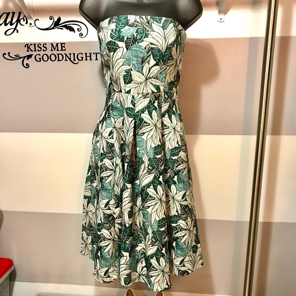 Eva Mendes Strapless Dress